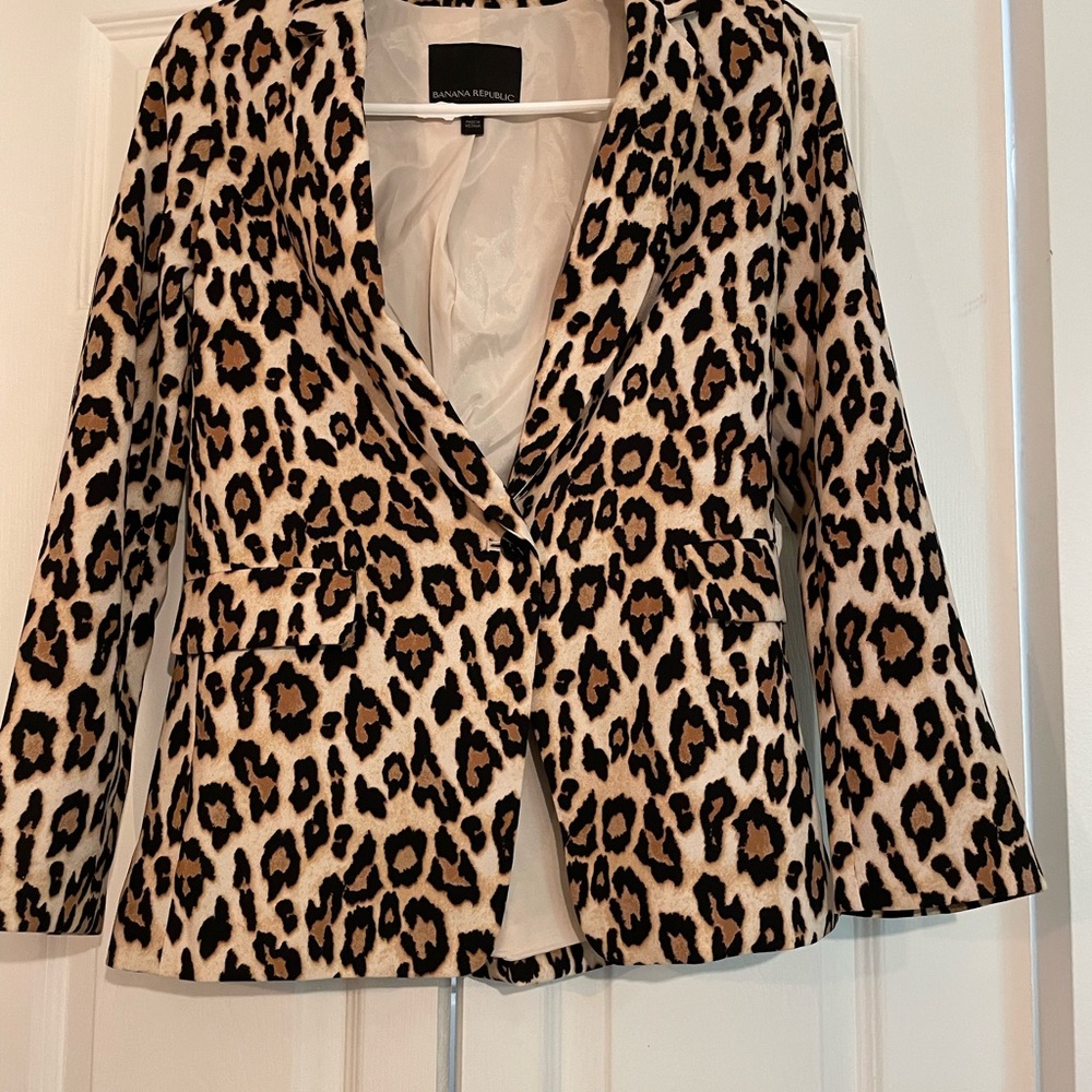 Animal print jacket